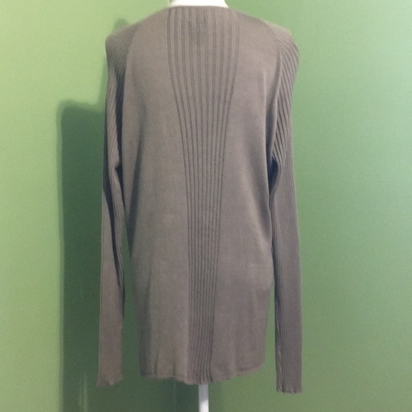 THE COLLECTION olive green long sleeved sweater - Picture 5 of 8